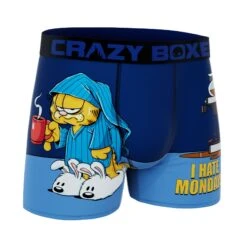 CRAZYBOXER Garfield Monday Men's Boxer Briefs -Crazy Boxer CBGAR0101MOND 3