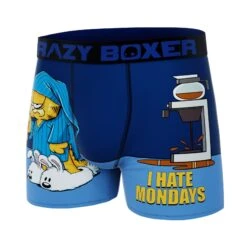 CRAZYBOXER Garfield Monday Men's Boxer Briefs -Crazy Boxer CBGAR0101MOND 4