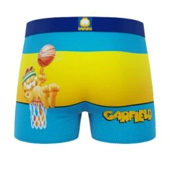 CRAZYBOXER Garfield Basketball Cat Men's Boxer Briefs (2 Pack) -Crazy Boxer CBGAR0101X2A1 5