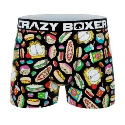 CRAZYBOXER Garfield King Men's Boxer Briefs (2 Pack) -Crazy Boxer CBGAR0101X2A3 6
