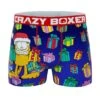 CRAZYBOXER Garfield Gift Holidays Men's Boxer Briefs