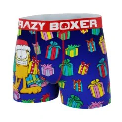 CRAZYBOXER Garfield Gift Holidays Men's Boxer Briefs -Crazy Boxer CBGAR0102GIFT 4