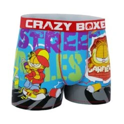 CRAZYBOXER Garfield Street Art Men's Boxer Briefs -Crazy Boxer CBGAR0102GRAF 3
