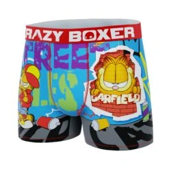 CRAZYBOXER Garfield Street Art Men's Boxer Briefs -Crazy Boxer CBGAR0102GRAF 4