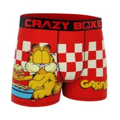 CRAZYBOXER Garfield Lasagna Box Men's Boxer Briefs (Creative Packaging) -Crazy Boxer CBGAR0102LASAN 3