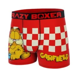 CRAZYBOXER Garfield Lasagna Box Men's Boxer Briefs (Creative Packaging) -Crazy Boxer CBGAR0102LASAN 4