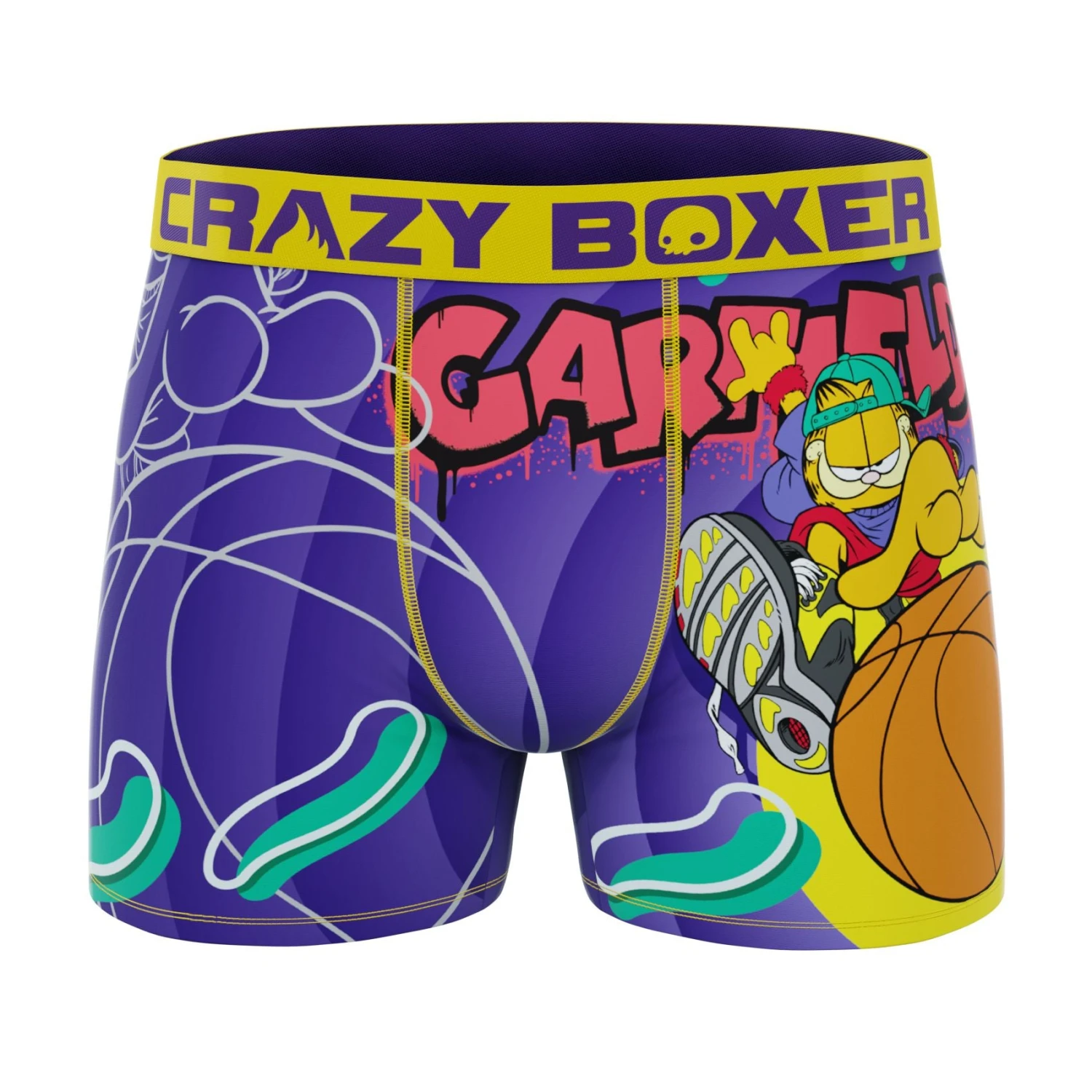 CRAZYBOXER Garfield Money Rain Men's Boxer Briefs (2 Pack) 2 CRAZYBOXER Garfield Money Rain Men's Boxer Briefs (2 Pack) - Image 2