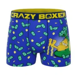 CRAZYBOXER Garfield Money Rain Men's Boxer Briefs (2 Pack) 8 CRAZYBOXER Garfield Money Rain Men's Boxer Briefs (2 Pack) -Crazy Boxer CBGAR0102X2A2 3