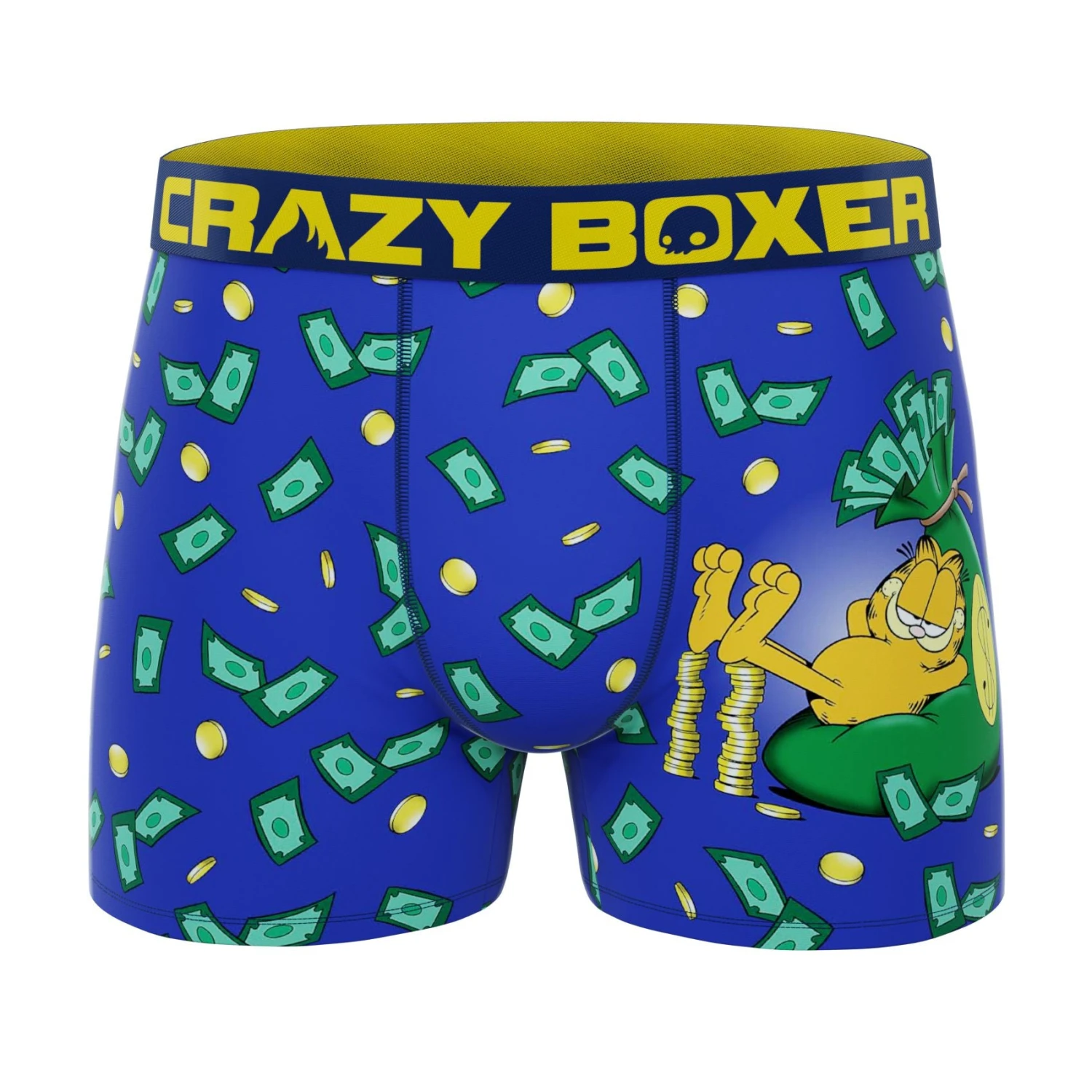 CRAZYBOXER Garfield Money Rain Men's Boxer Briefs (2 Pack) 4 CRAZYBOXER Garfield Money Rain Men's Boxer Briefs (2 Pack) - Image 4