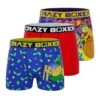 CRAZYBOXER Garfield Basketball And Money Men's Boxer Briefs (3 Pack)