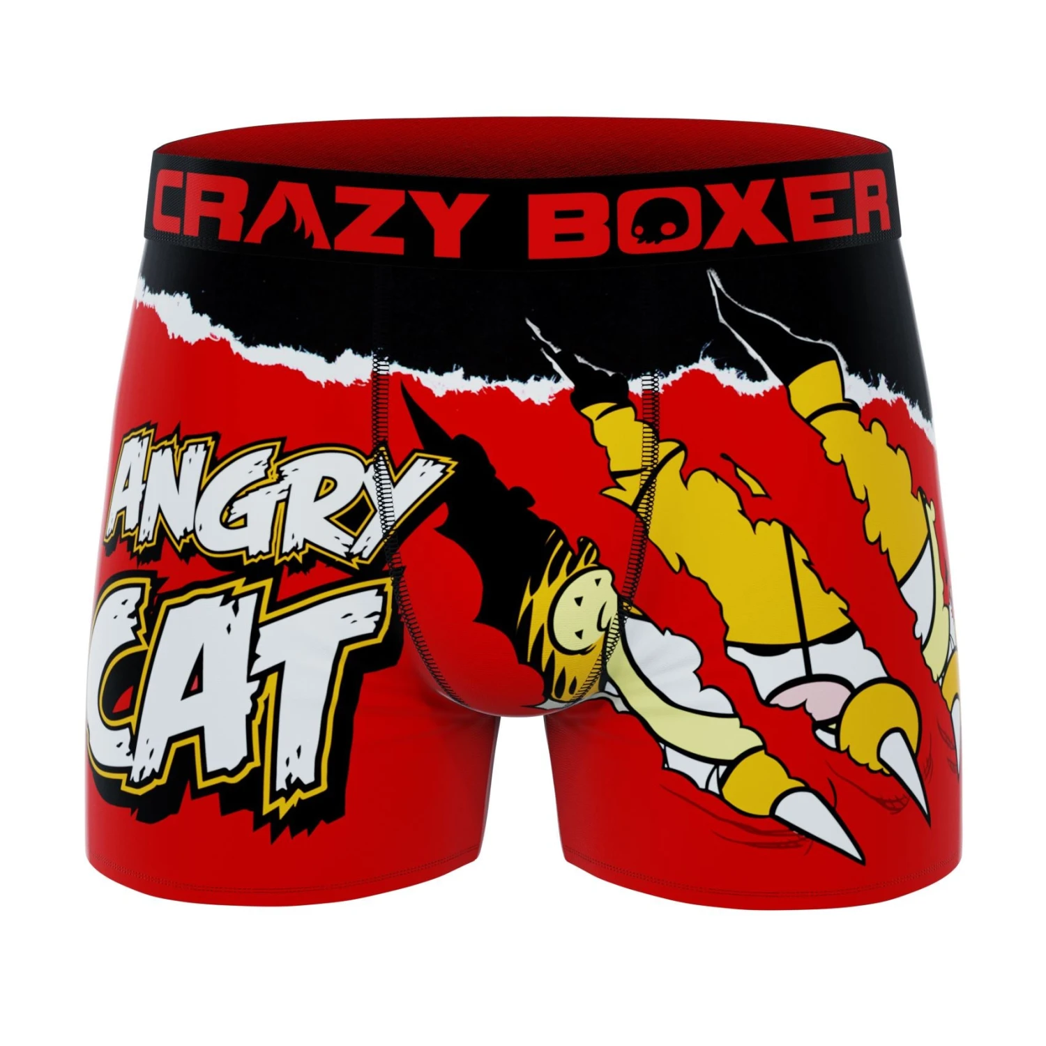 CRAZYBOXER Garfield Angry Cat Faces Men's Boxer Briefs (2 Pack) 2 CRAZYBOXER Garfield Angry Cat Faces Men's Boxer Briefs (2 Pack) - Image 2