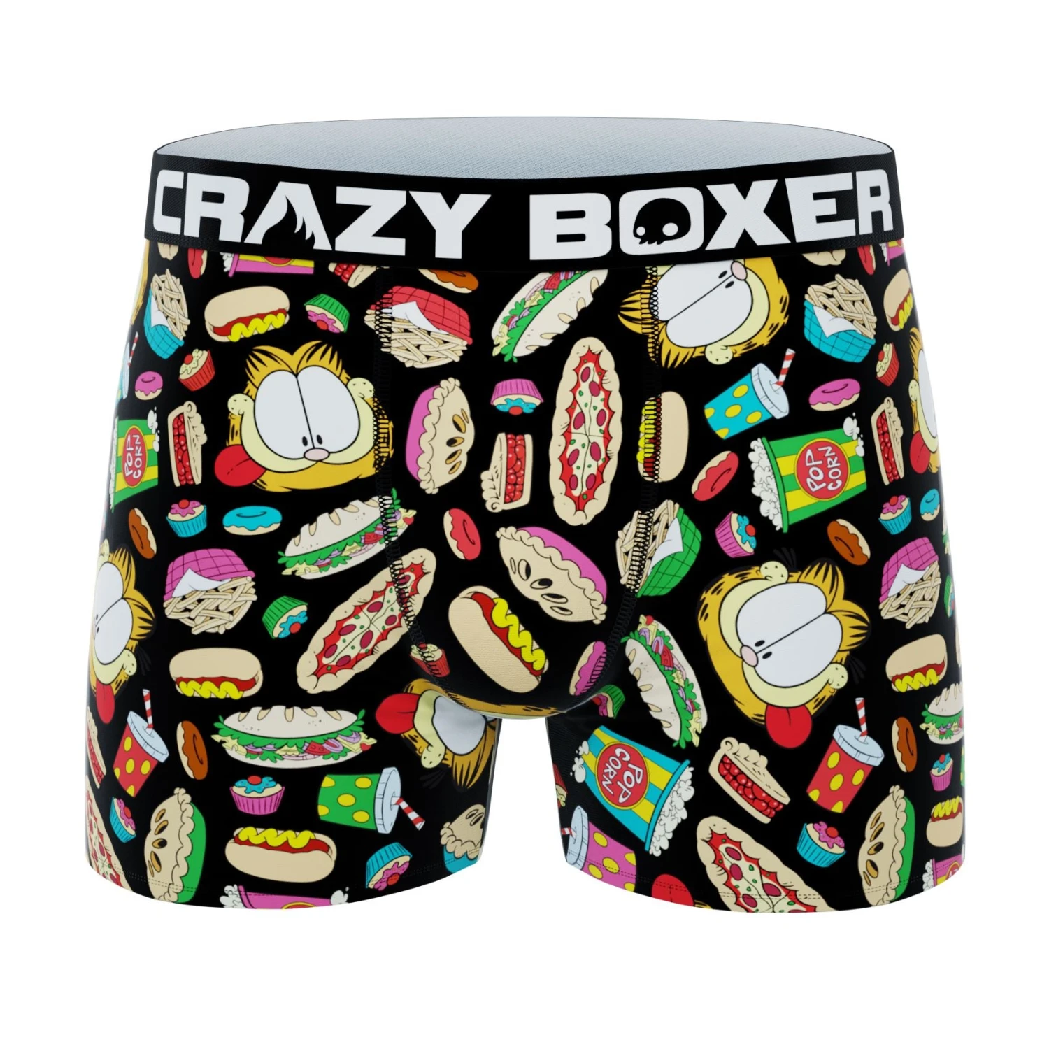 CRAZYBOXER Garfield Angry Cat Faces Men's Boxer Briefs (2 Pack) 4 CRAZYBOXER Garfield Angry Cat Faces Men's Boxer Briefs (2 Pack) - Image 4