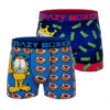 CRAZYBOXER Garfield Donuts King Men's Boxer Briefs (2 Pack)