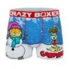 CRAZYBOXER Garfield Snowman Men's Boxer Briefs