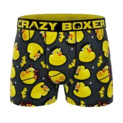 CRAZYBOXER Halloween Duck Men's Boxer Briefs