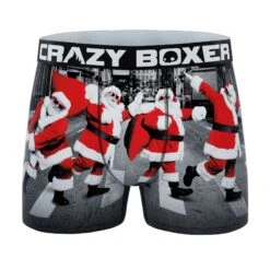 CRAZYBOXER Holidays Santa Men's Boxer Briefs (2 Pack) -Crazy Boxer CBHOL0101X2A1 5