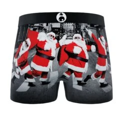 CRAZYBOXER Holidays Santa Men's Boxer Briefs (2 Pack) -Crazy Boxer CBHOL0101X2A1 6