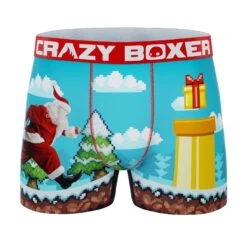 CRAZYBOXER Holiday Men's Boxer Briefs (3 Pack) -Crazy Boxer CBHOL0102X3A3 5