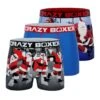 CRAZYBOXER Holidays Xmas Men's Boxer Briefs (3 Pack)
