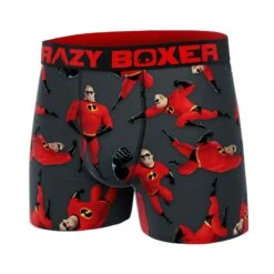 CRAZYBOXER The Incredibles Mr. Incredible Men's Boxer Briefs 7 CRAZYBOXER The Incredibles Mr. Incredible Men's Boxer Briefs -Crazy Boxer CBINC0101DAD 4