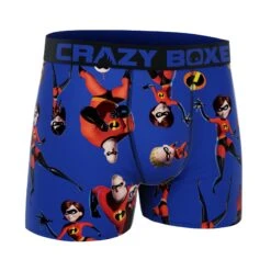 CRAZYBOXER The Incredibles Family Men's Boxer Briefs 6 CRAZYBOXER The Incredibles Family Men's Boxer Briefs -Crazy Boxer CBINC0101FAMI 3
