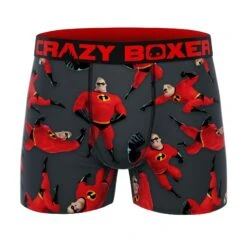 CRAZYBOXER The Incredibles Men's Boxer Briefs (Pack 2) -Crazy Boxer CBINC0101X2A1 6