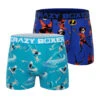 CRAZYBOXER The Incredibles Frozone Men's Boxer Briefs (Pack 2)