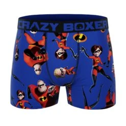 CRAZYBOXER The Incredibles Men's Boxer Briefs (Pack 5) 11 CRAZYBOXER The Incredibles Men's Boxer Briefs (Pack 5) -Crazy Boxer CBINC0101X5A1 12