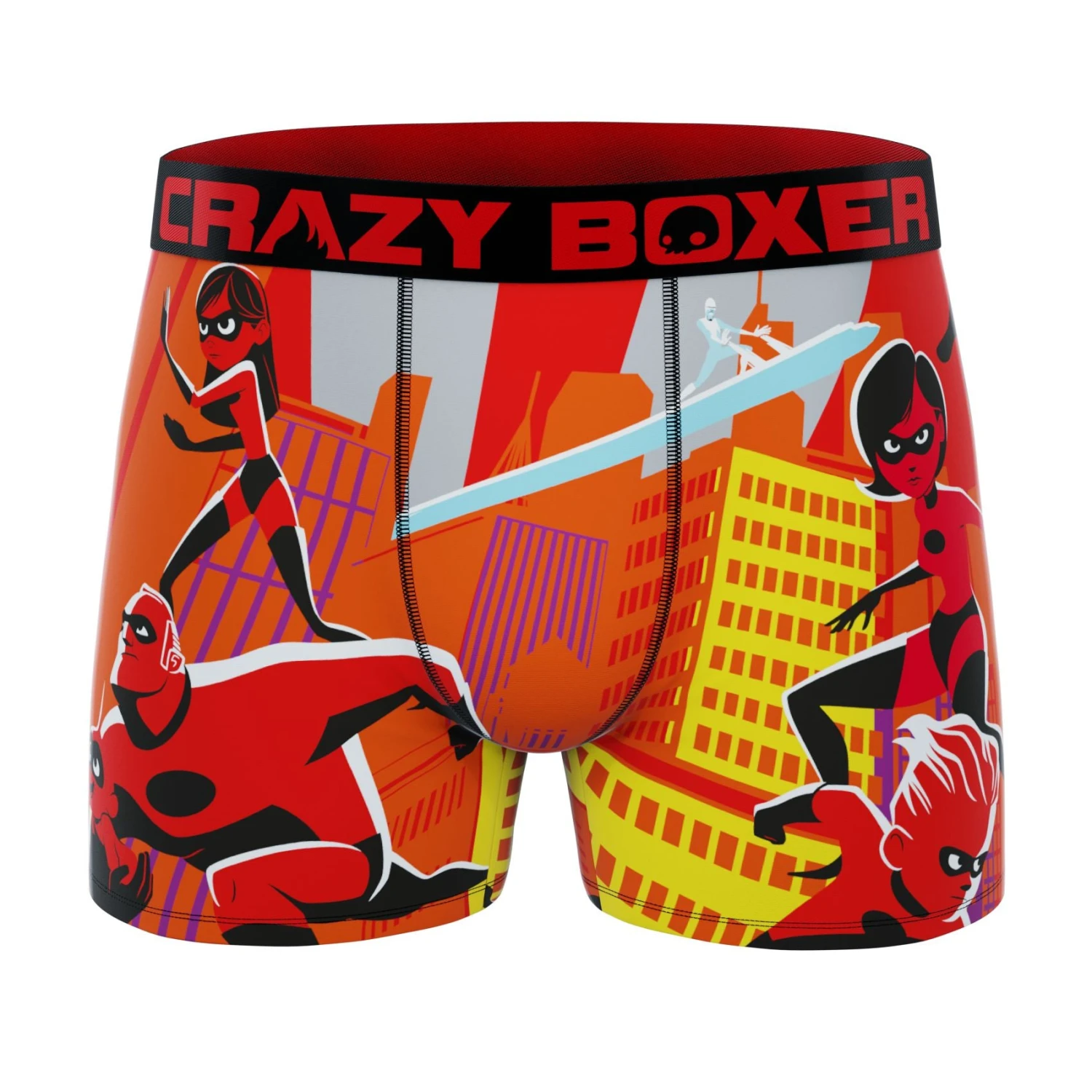 CRAZYBOXER The Incredibles Comic Characters Men's Boxer Briefs 1 CRAZYBOXER The Incredibles Comic Characters Men's Boxer Briefs