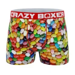 CRAZYBOXER Jelly Belly Beans Men's Boxer Briefs (3 Pack) -Crazy Boxer CBJEL0101X3A2 5