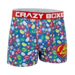 CRAZYBOXER Jelly Belly Holiday Candies Men's Boxer Briefs 6 CRAZYBOXER Jelly Belly Holiday Candies Men's Boxer Briefs -Crazy Boxer CBJEL0101XMS3 3