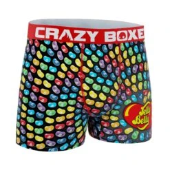 CRAZYBOXER Jelly Belly Beans All Over Men's Boxer Briefs -Crazy Boxer CBJEL01CIRC 3