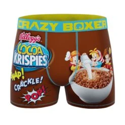 CRAZYBOXER Kellogg's Cocoa Krispies Men's Boxer Briefs