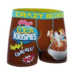 CRAZYBOXER Kellogg's Cocoa Krispies Men's Boxer Briefs -Crazy Boxer CBKLG0101COCO 3