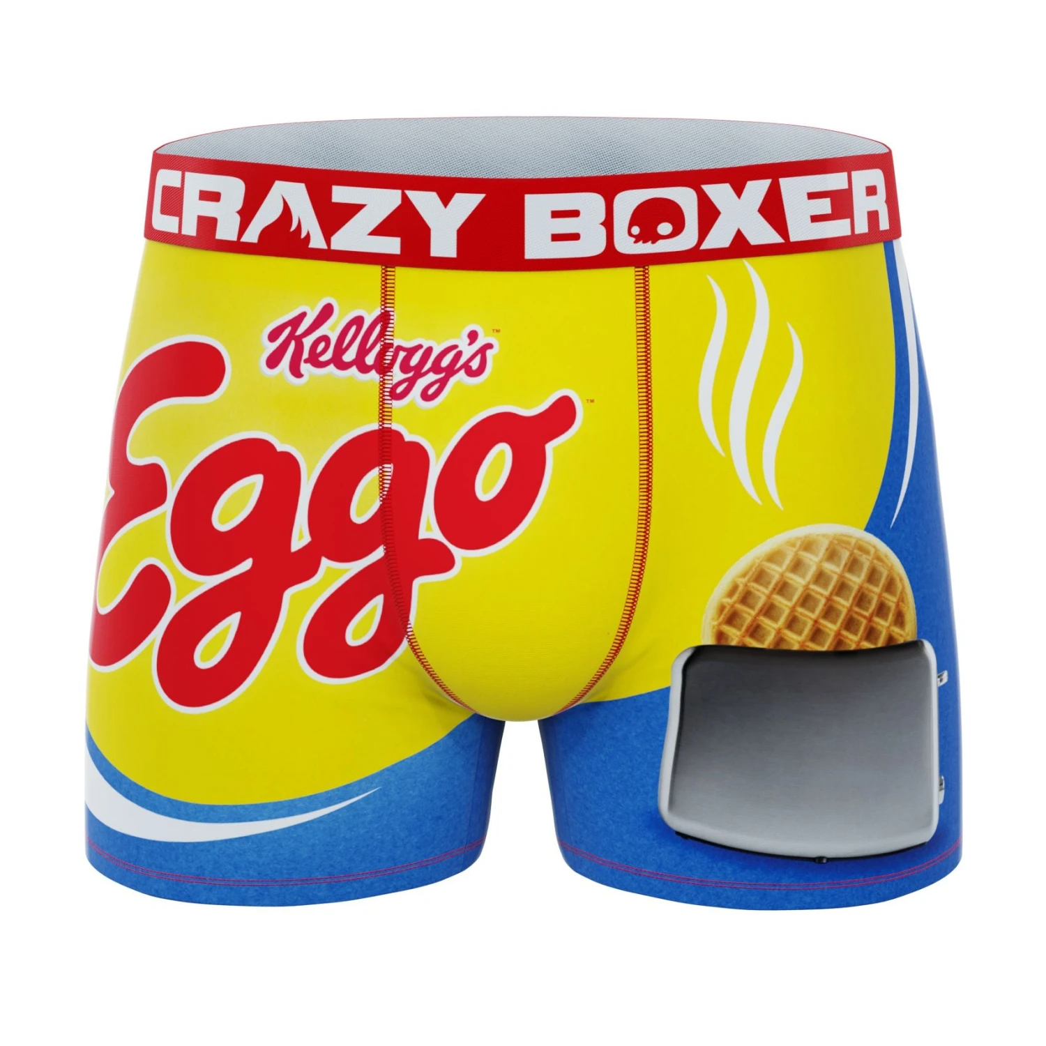CRAZYBOXER Kellogg's Eggo Waffle Men's Boxer Briefs (Creative Packaging) 2 CRAZYBOXER Kellogg's Eggo Waffle Men's Boxer Briefs (Creative Packaging) - Image 2