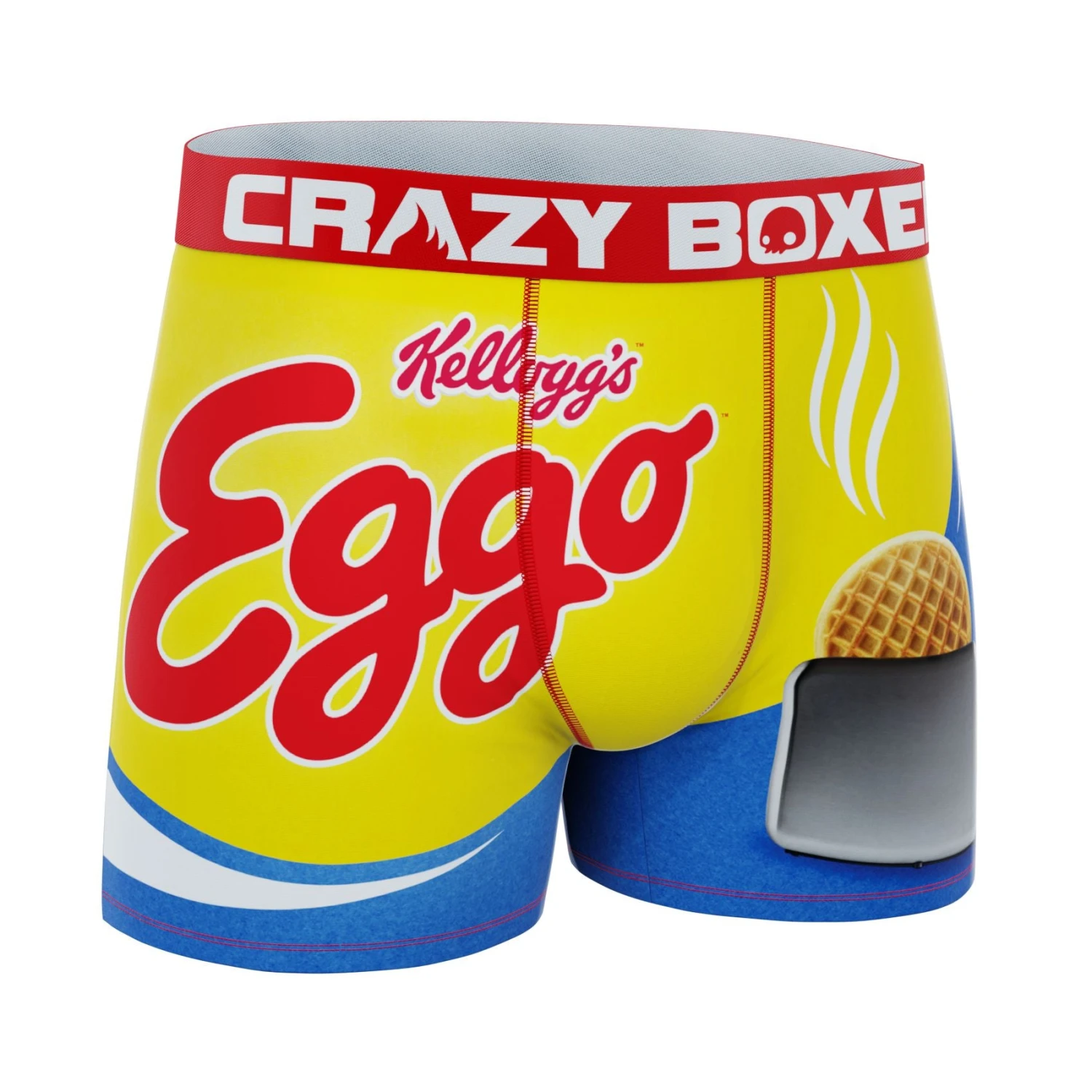 CRAZYBOXER Kellogg's Eggo Waffle Men's Boxer Briefs (Creative Packaging) 4 CRAZYBOXER Kellogg's Eggo Waffle Men's Boxer Briefs (Creative Packaging) - Image 4