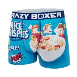 CRAZYBOXER Kellogg's Rice Krispies Men's Boxer Briefs (Creative Packaging) -Crazy Boxer CBKLG0101RICEN3 4