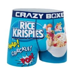 CRAZYBOXER Kellogg's Rice Krispies Cereal Box Men's Boxer Briefs -Crazy Boxer CBKLG0101RICE 3