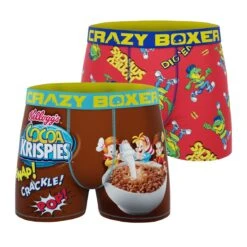 CRAZYBOXER Kelloggs Cereal Club Men's Boxer Briefs (2 Pack)