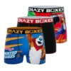 CRAZYBOXER Kellogg's Tony The Tiger & Toucan Men's Boxer Briefs (3 Pack)