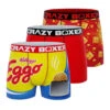 CRAZYBOXER Kellogg's Extra Cheese Men's Boxer Briefs (3 Pack)