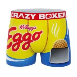 CRAZYBOXER Kellogg's Extra Cheese Men's Boxer Briefs (3 Pack) -Crazy Boxer CBKLG0101X3B5 8