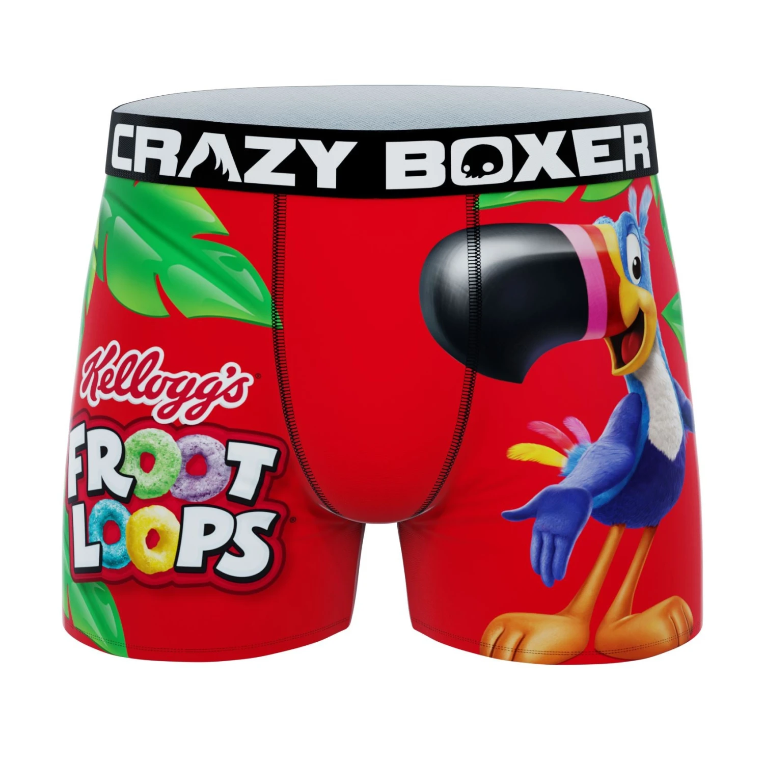 CRAZYBOXER Kellogg's Toucan Sam Men's Boxer Briefs (2 Pack) 2 CRAZYBOXER Kellogg's Toucan Sam Men's Boxer Briefs (2 Pack) - Image 2