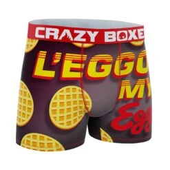 CRAZYBOXER Kellogg's L'Eggo My Eggo Men's Boxer Briefs -Crazy Boxer CBKLG0104LEG2 3