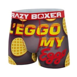 CRAZYBOXER Kellogg's L'Eggo My Eggo Men's Boxer Briefs -Crazy Boxer CBKLG0104LEG2 4