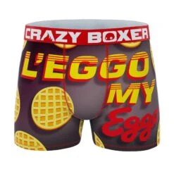 CRAZYBOXER Kellogg's Eggo Men's Boxer Briefs (3 Pack) -Crazy Boxer CBKLG0104X3A4 5