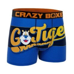 CRAZYBOXER Kellogg's Go Tiger Men's Boxer Briefs 6 CRAZYBOXER Kellogg's Go Tiger Men's Boxer Briefs -Crazy Boxer CBKLG0105GOTI 3
