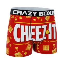 CRAZYBOXER Cheez-It Logo Men's Boxer Briefs -Crazy Boxer CBKLG0106CHZZ 3
