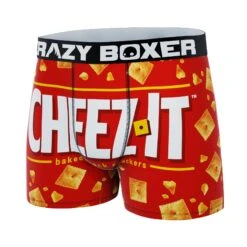 CRAZYBOXER Cheez-It Logo Men's Boxer Briefs -Crazy Boxer CBKLG0106CHZZ 4