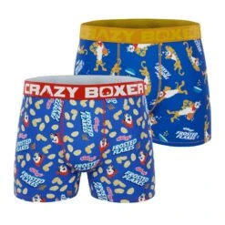 CRAZYBOXER Kellogg's Eggo Men's Boxer Briefs (Pack 2)